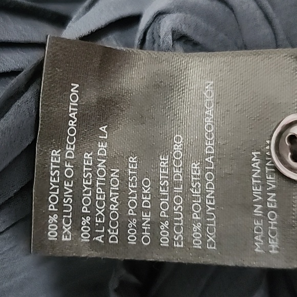 Anthropology pleated ruffled blouse size L - Picture 6 of 7